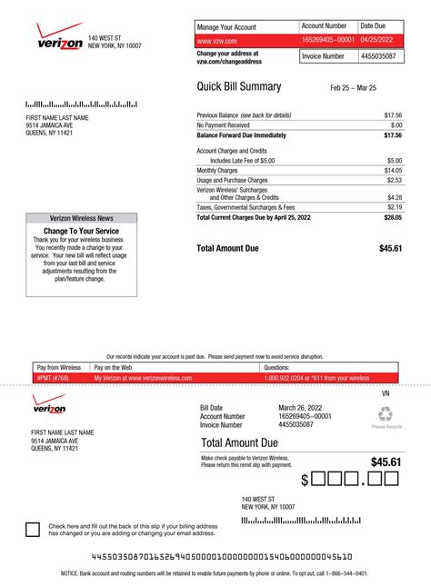 5 Fake Phone Bill Templates You Can Use