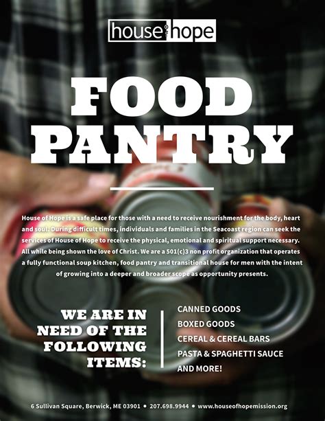 5 Food Pantry Flyer Templates To Boost Donations