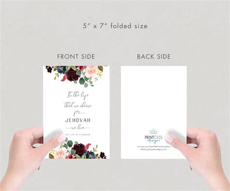 5 Free 5x7 Greeting Card Templates In Word