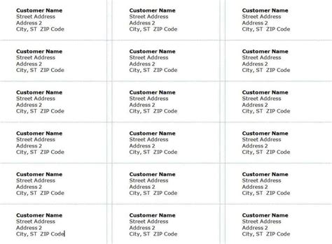 5 Free Address Label Templates In Excel