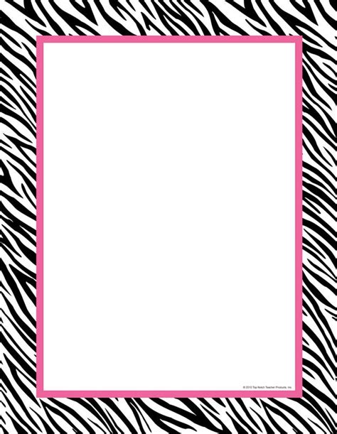 5 Free Animal Print Border Templates You Can Use