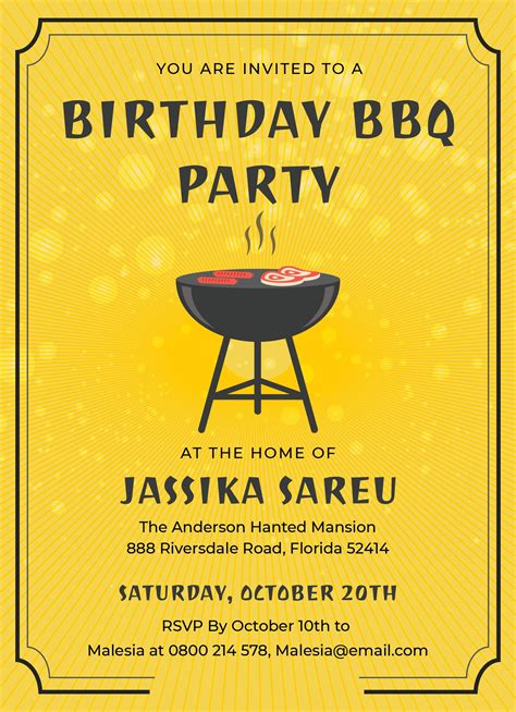 5 Free Barbecue Invitation Templates You Need