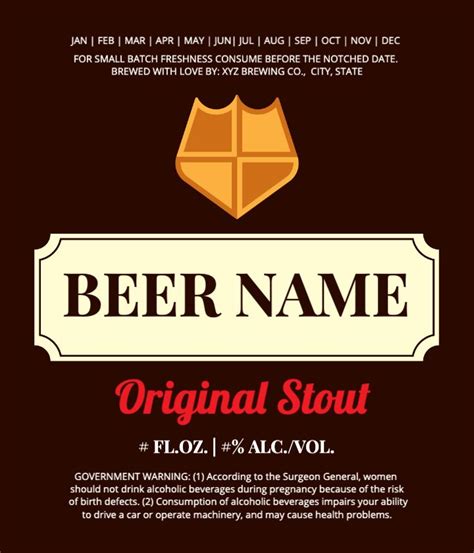 5 Free Beer Label Templates To Download