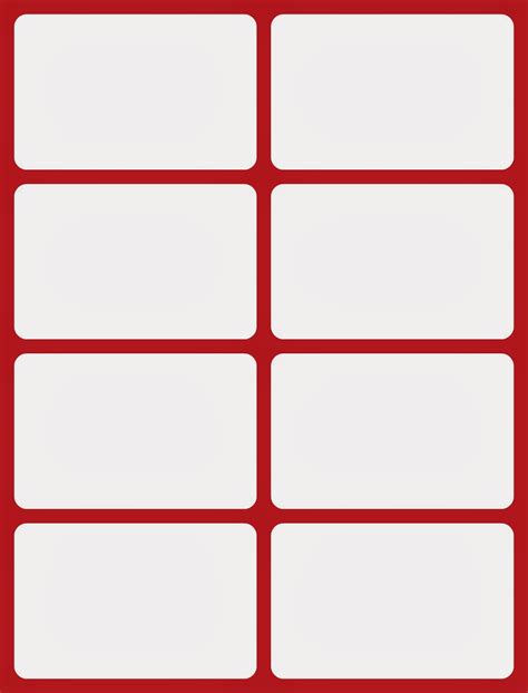 5 Free Blank Flash Card Templates