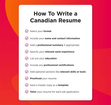 5 Free Canadian Resume Templates