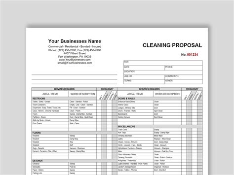 5 Free Cleaning Bid Templates To Boost Your Business