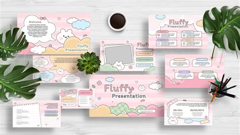 5 Free Cute Slide Templates