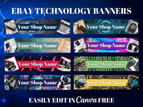 5 Free Ebay Store Banner Templates