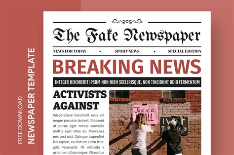 5 Free Fake Newspaper Templates You Can Use