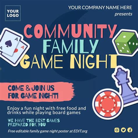 5 Free Family Game Night Flyer Templates