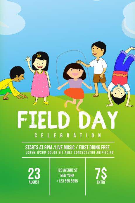 5 Free Field Day Flyer Templates To Download