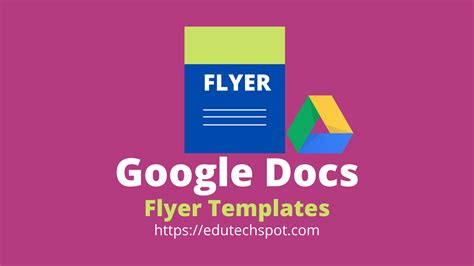 5 Free Flyer Templates In Google Docs