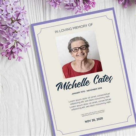 5 Free Funeral Announcement Templates To Download