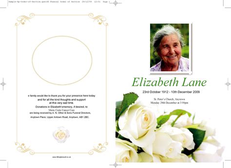 5 Free Funeral Template Downloads To Save Time