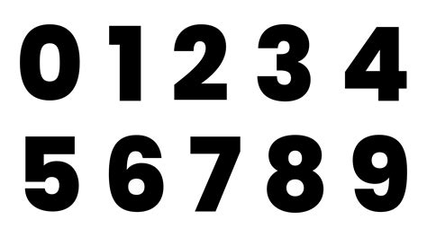 5 Free Giant Number Templates