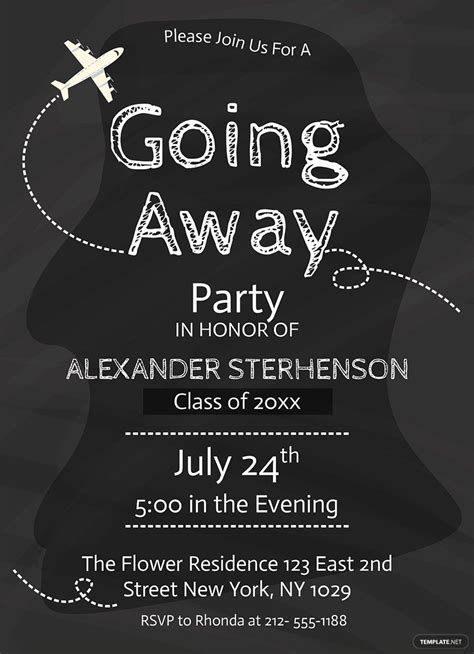 5 Free Going Away Party Flyer Templates