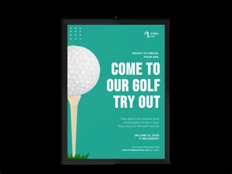 5 Free Golf Poster Templates To Elevate Your Game