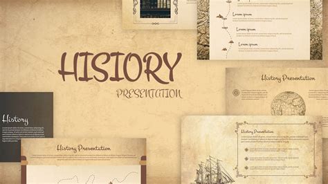 5 Free Google Slide Templates For History Presentations