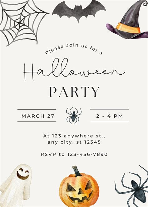 5 Free Halloween Invitation Templates To Die For