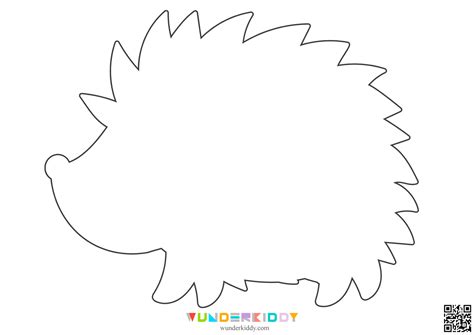 5 Free Hedgehog Templates To Print