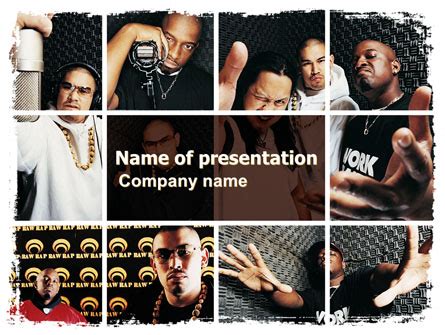 5 Free Hip Hop Powerpoint Templates