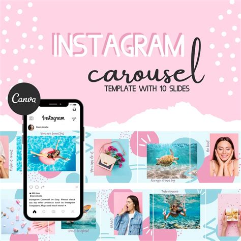 5 Free Instagram Carousel Templates Psd