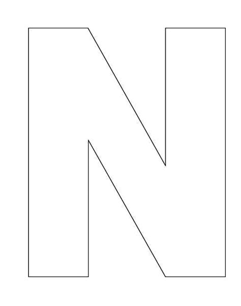 5 Free Letter N Templates To Print