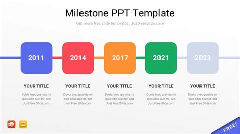 5 Free Milestone Ppt Templates To Boost Your Presentations