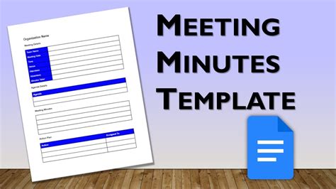 5 Free Minutes Template Google Docs