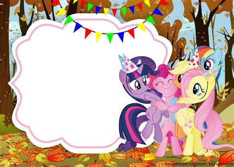 5 Free My Little Pony Invitation Templates