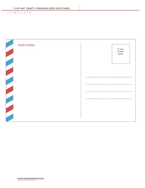 5 Free Postcard Templates For Microsoft Word