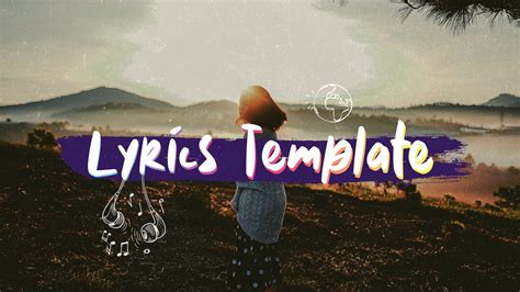 5 Free Premiere Pro Lyric Video Templates