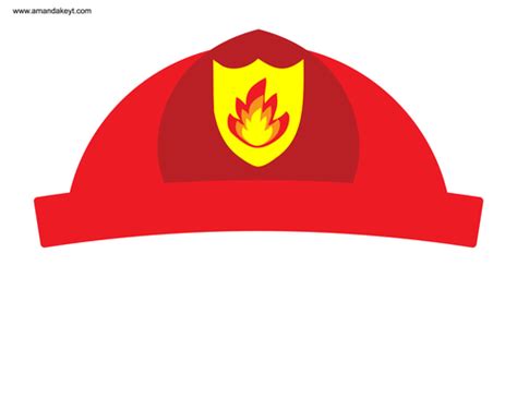 5 Free Printable Fireman Hat Templates