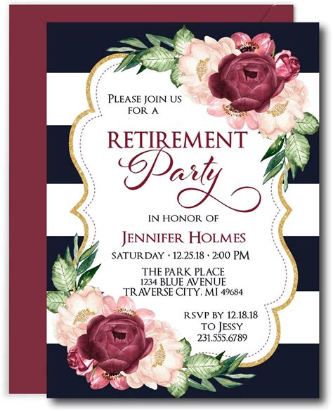 5 Free Retirement Invitation Templates