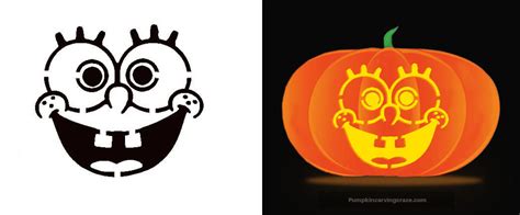 5 Free Spongebob Pumpkin Carving Templates