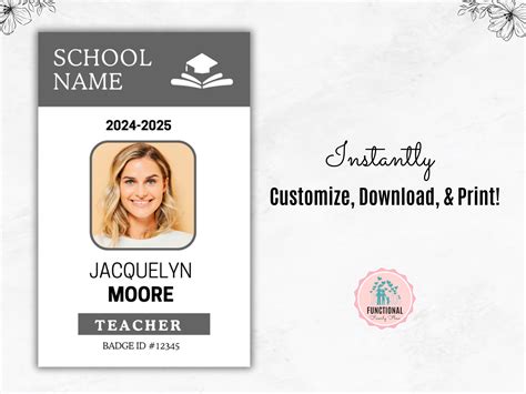 5 Free Teacher Id Card Templates You Can Use