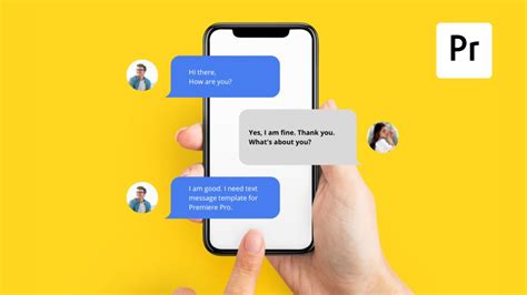 5 Free Text Message Templates For Premiere Pro