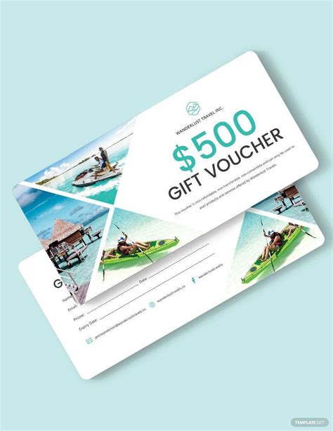 5 Free Travel Voucher Templates In Word