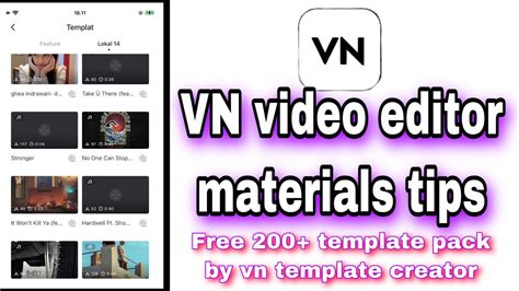 5 Free Vn Video Editor Templates To Download