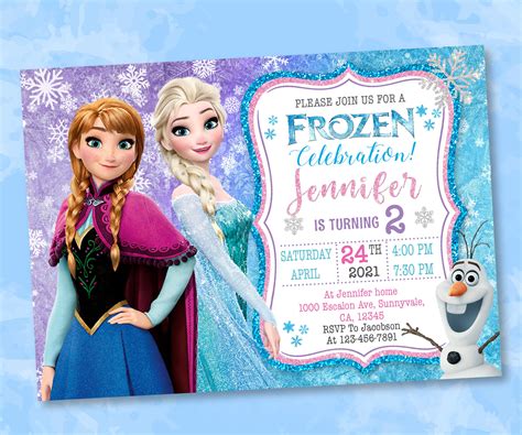 5 Frozen Party Invitation Templates Youll Love