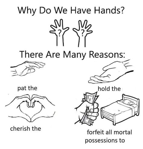 5 Funny Reasons Behind The Hands Meme Template