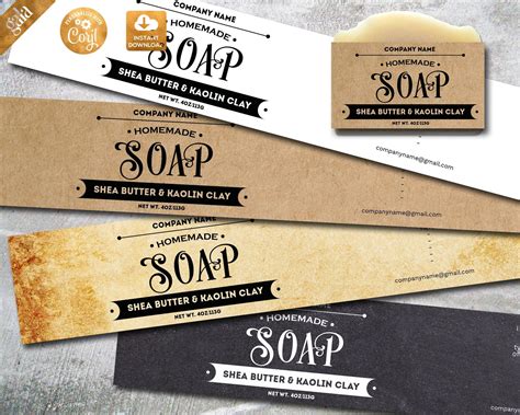 5 Handmade Soap Label Templates You Can Use Today