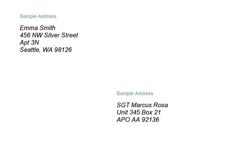 5 Mailing Address Templates In Word