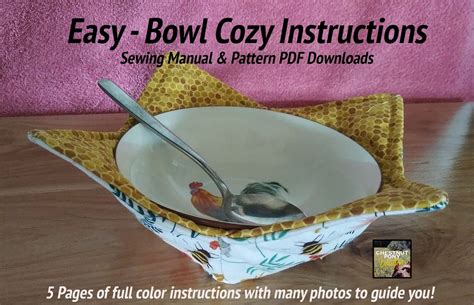 5-Minute Microwave Bowl Cozy Template You Can Print