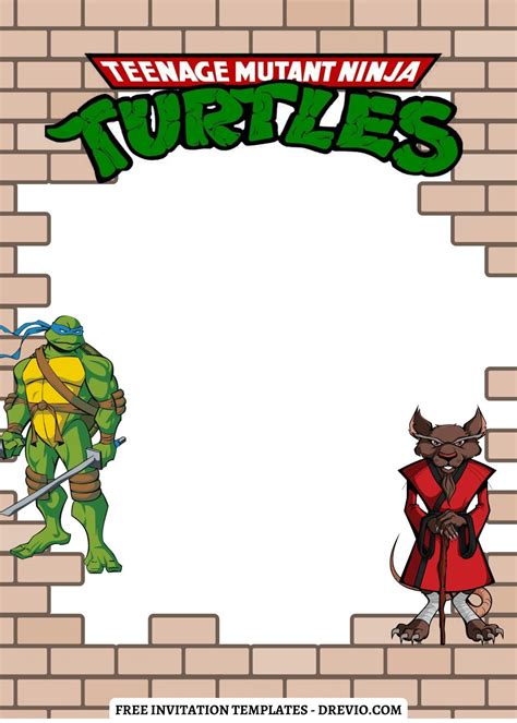 5 Ninja Turtle Invitation Templates To Cowabunga Your Party