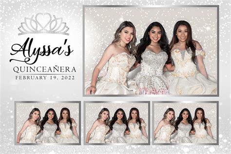 5 Quinceanera Photo Booth Template Ideas