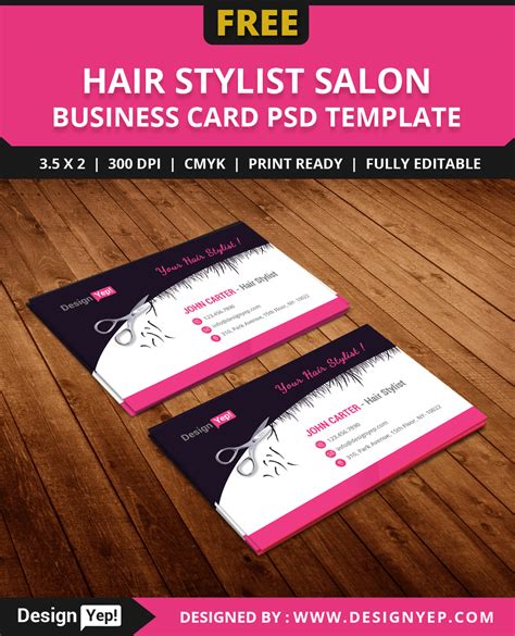 5 Salon Business Card Templates To Attract Clients