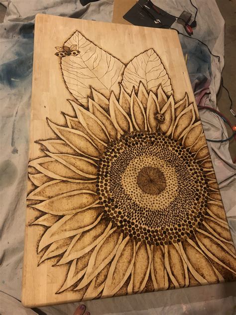 5 Sunflower Wood Burning Templates To Try Now