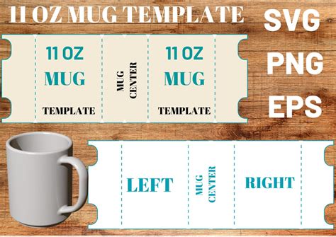 5 Templates For 11 Oz Mugs