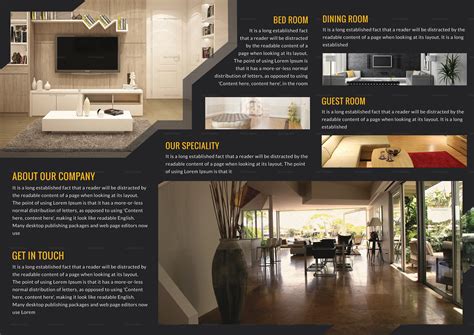 5 Templates For Interior Design Brochures